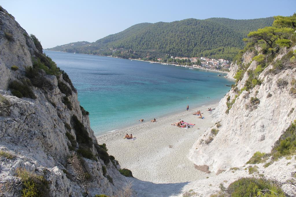 Ocean View Apartman Néo Klíma Kültér fotó