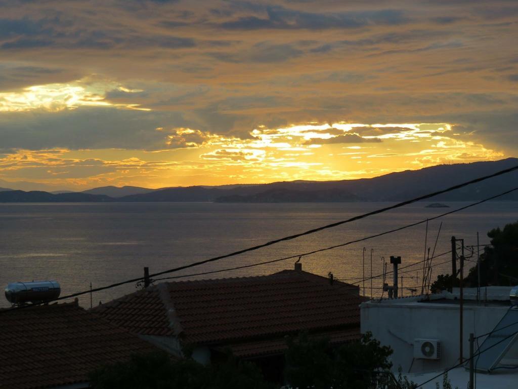 Ocean View Apartman Néo Klíma Kültér fotó