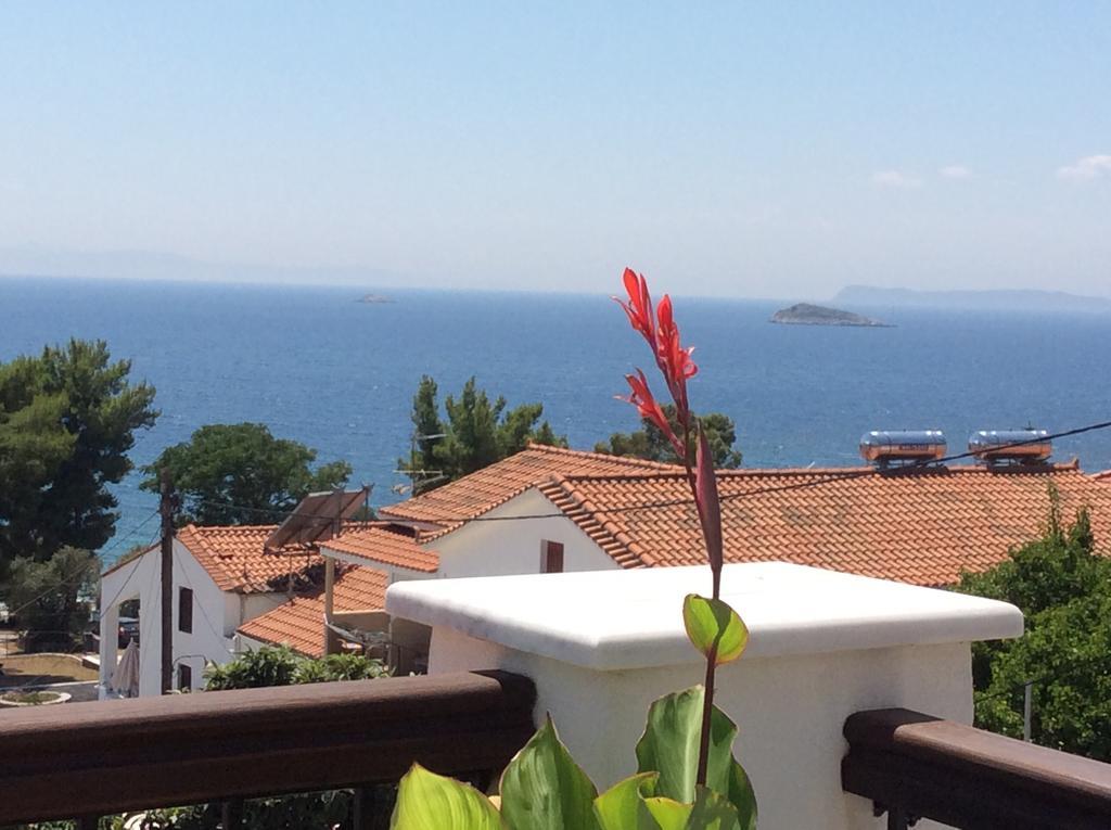 Ocean View Apartman Néo Klíma Kültér fotó