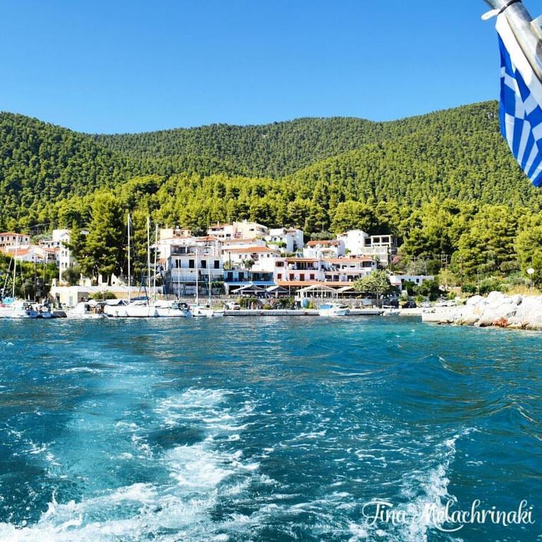Ocean View Apartman Néo Klíma Kültér fotó