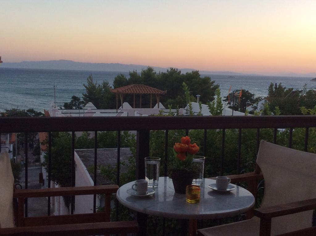 Ocean View Apartman Néo Klíma Kültér fotó