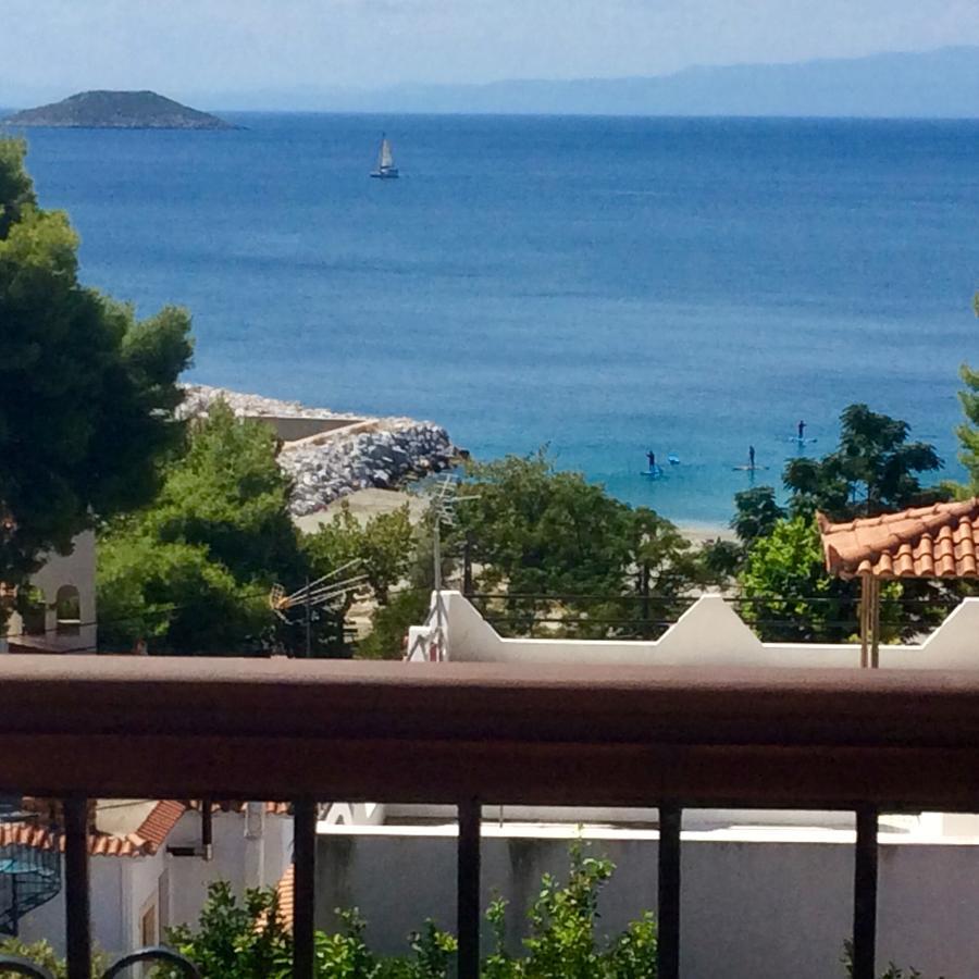 Ocean View Apartman Néo Klíma Kültér fotó