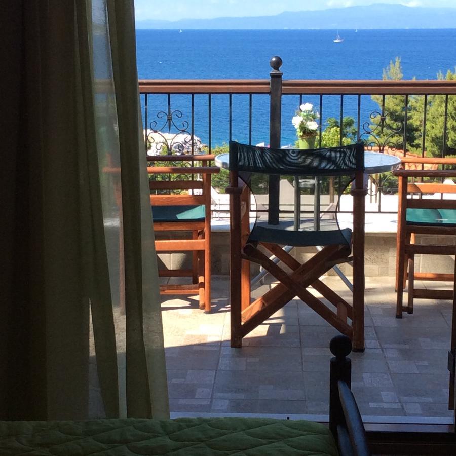 Ocean View Apartman Néo Klíma Kültér fotó