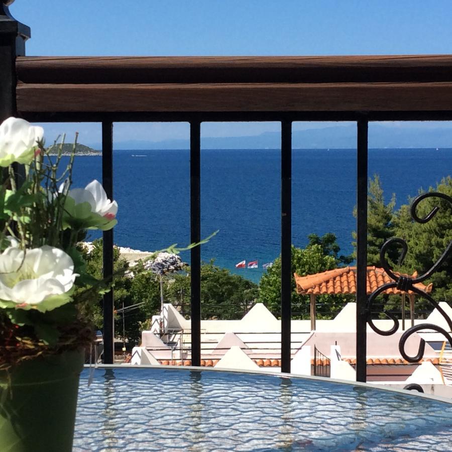 Ocean View Apartman Néo Klíma Kültér fotó