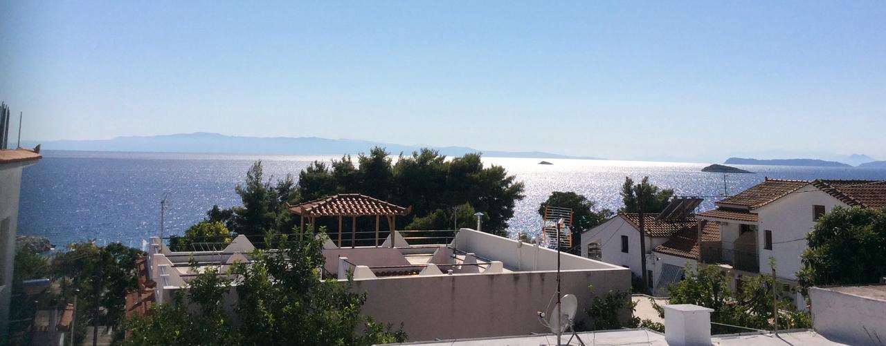 Ocean View Apartman Néo Klíma Kültér fotó