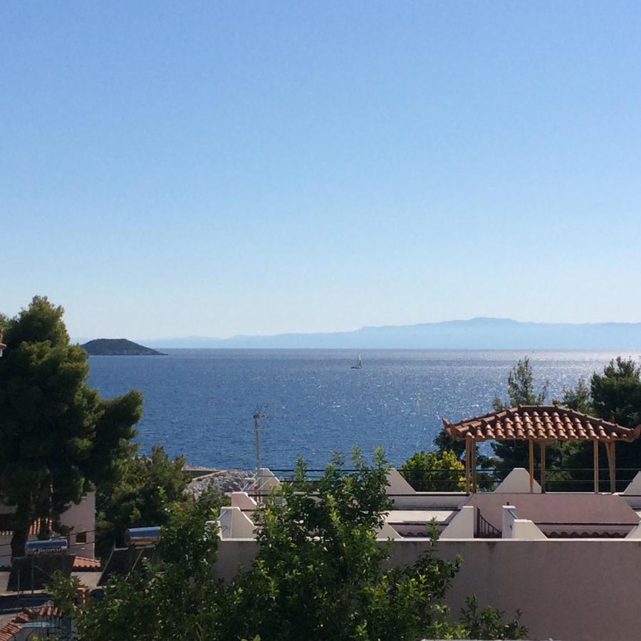 Ocean View Apartman Néo Klíma Kültér fotó
