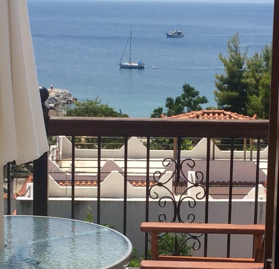 Ocean View Apartman Néo Klíma Kültér fotó