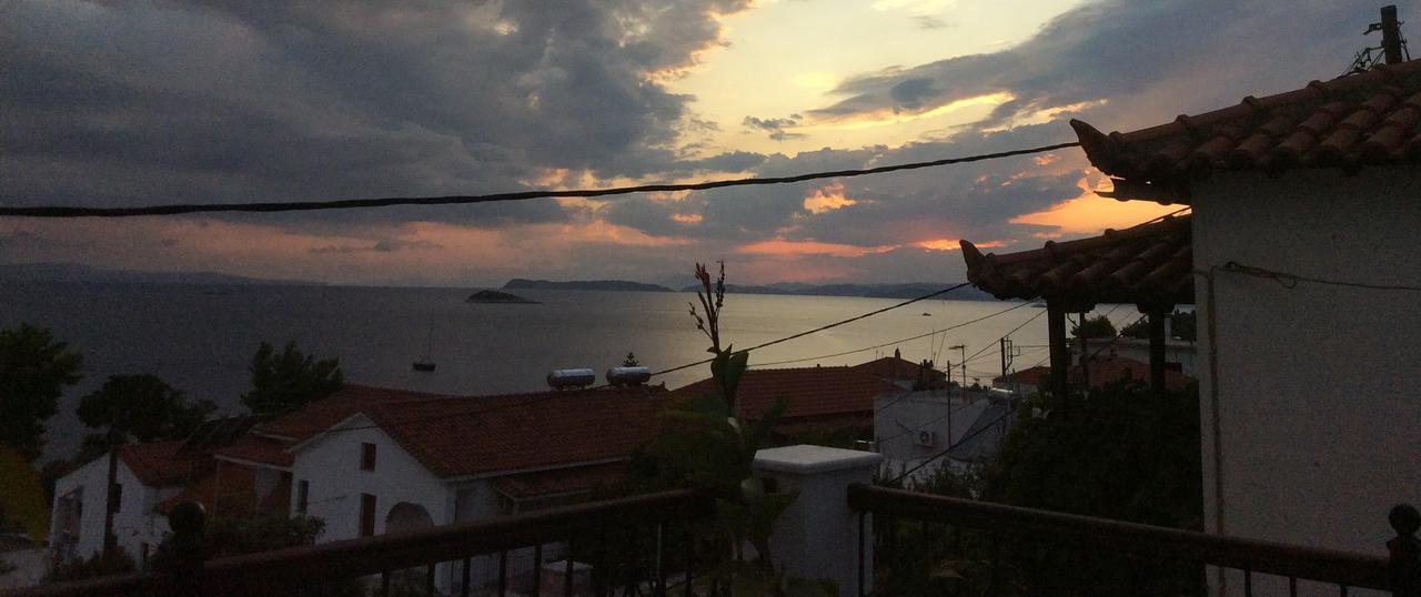 Ocean View Apartman Néo Klíma Kültér fotó