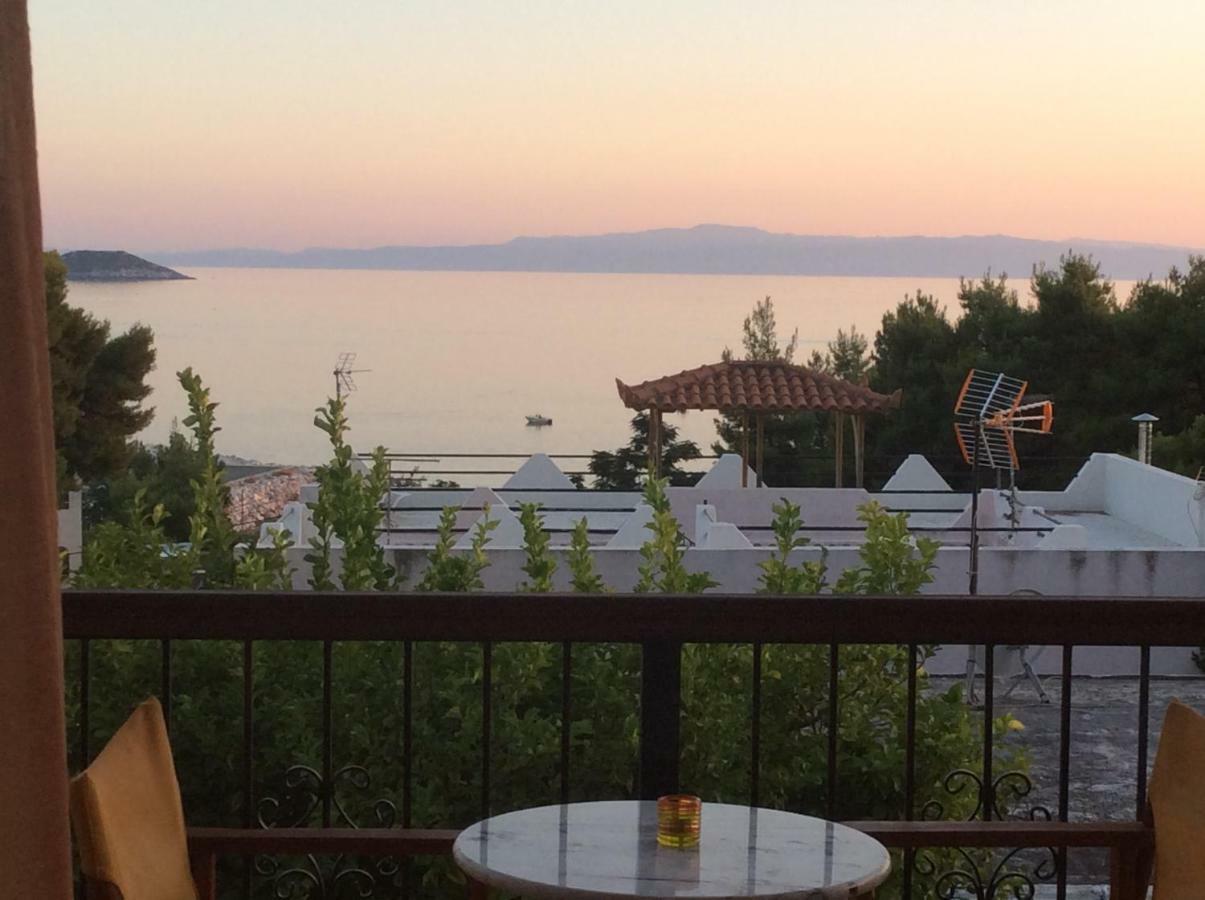 Ocean View Apartman Néo Klíma Kültér fotó