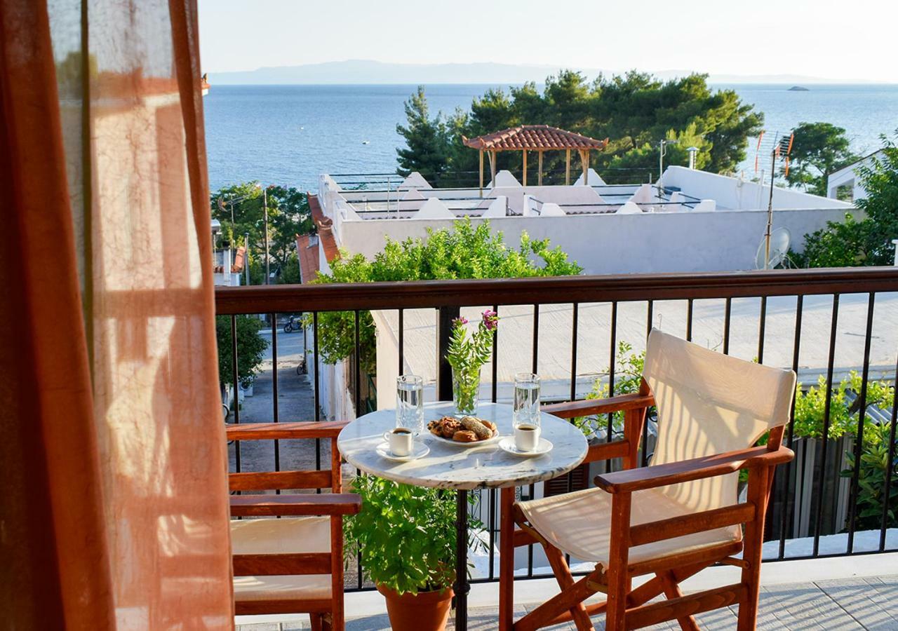 Ocean View Apartman Néo Klíma Kültér fotó