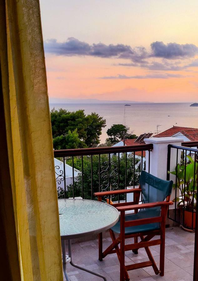 Ocean View Apartman Néo Klíma Kültér fotó