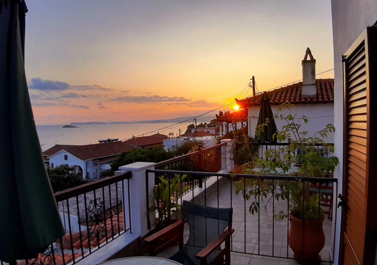Ocean View Apartman Néo Klíma Kültér fotó