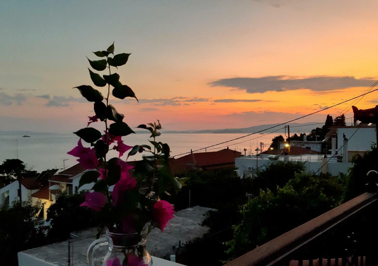 Ocean View Apartman Néo Klíma Kültér fotó